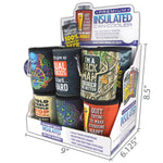 Neoprene Can and Bottle Cooler - 12 Pieces Per Retail Ready Display 25200 POLAR GEAR
