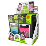 Phone Wallet Dual Pocket Spandex - 12 Pieces Per Retail Ready Display 25469 GADGET GEAR