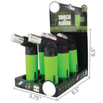 Jumbo Dual Flame N Torch Lighter - 6 Pieces Per Retail Ready Display 25619 SMOKEZILLA