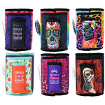 Neoprene Can and Bottle Cooler with Cigarette Pouch - 6 Pieces Per Retail Ready 26473 POLAR GEAR