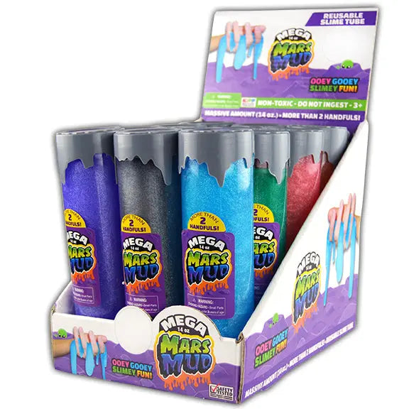 Mega Mars Mud Slime - 12 Pieces Per Display 26668 KIPP BROTHERS