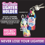 Neoprene Lighter Case Key Chain - 12 Pieces Per Retail Ready Display 26816 SMOKEZILLA