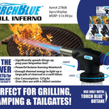 Grill Inferno Torch Head - 6 Pieces Per Retail Ready Display 27808 TORCH BLUE