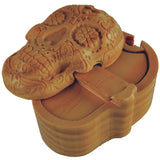 Wood Skull Puzzle Storage Box - 6 Pieces Per Retail Ready Display 23229 SMOKEZILLA