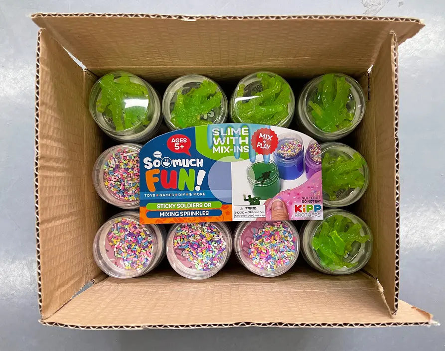 Crystal Slime with Mix-Ins - 12 Pieces Per Pack 23025 KIPP BROTHERS