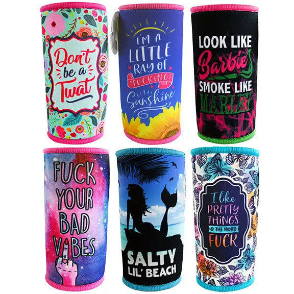 Neoprene Slim Can and Bottle Cooler - 6 Pieces Per Retail Ready Display 30021 POLAR GEAR