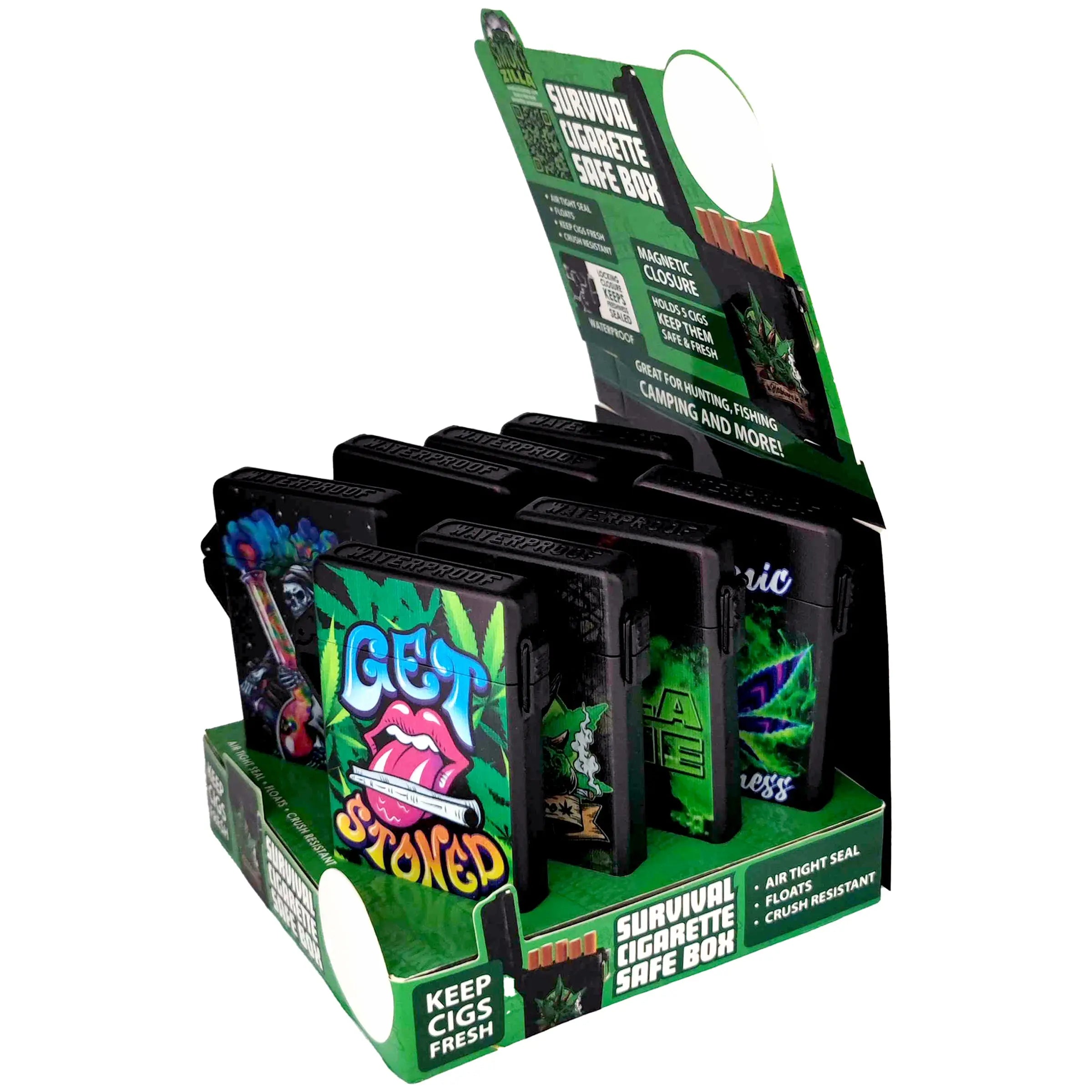Cigarette Survival Storage Case - 8 Pieces Per Retail Ready Display 30023 SPICY ZILLA