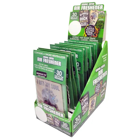 Smoke Eater Hanging Air Freshener - 12 Pieces Per Retail Ready Display 30035 SPICY ZILLA