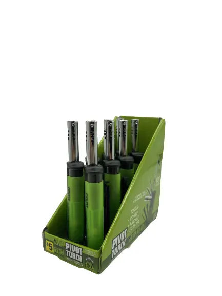 Pivot Head Torch Lighter with Tools- 8 Pieces Per Retail Ready Display 41429 SMOKEZILLA