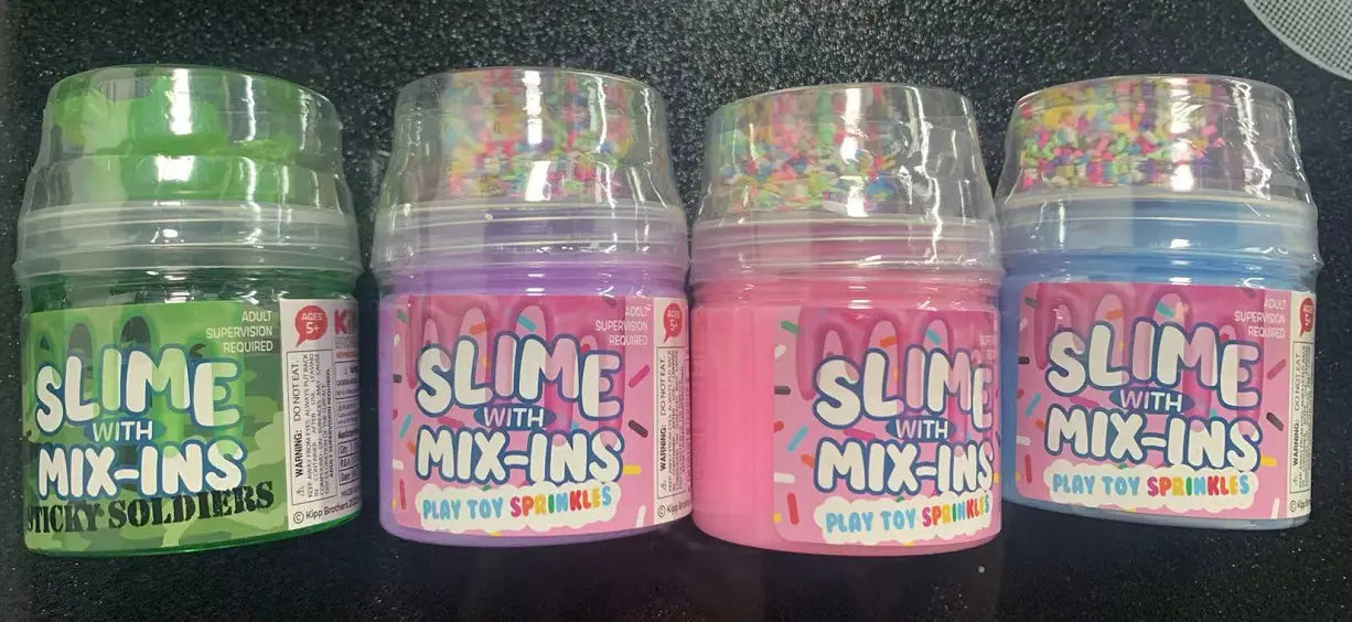 Crystal Slime with Mix-Ins - 12 Pieces Per Pack 23025 KIPP BROTHERS