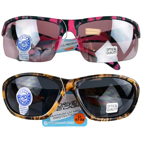 Sunglasses Driver's Edge Assortment - 6 Pieces Per Pack 53019 DRIVER'S EDGE