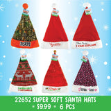 Christmas Reindeer Hat Assortment Floor Display - 42 Pieces Per Retail Ready Display 88361 NOVELTY INC