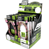 Charging Cable Camo Assortment 3FT - 12 Pieces Per Retail Ready Display 88457 GADGET GEAR
