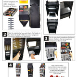 Sunglasses Sport Rayz Assortment Floor Display - 48 Pieces Per Retail Ready Display 88272 DRIVER'S EDGE