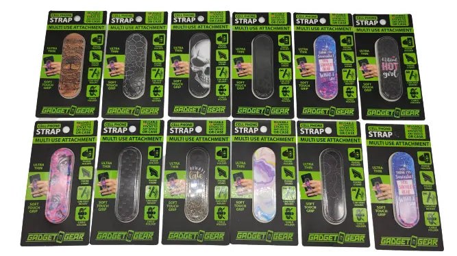 Cell Phone Strap Attachment - 12 Pieces Per Retail Ready Display 23115 GADGET GEAR