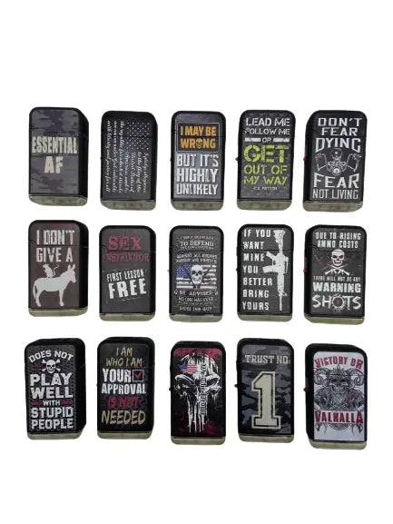 Patriotic Tac Gear Dual Torch Lighter- 15 Pieces Per Retail Ready Display 23087 TAC GEAR