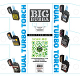 Merchandising Fixture - Corrugated Big Bubba Dual Torch 3 Tier Display ONLY 974360 SMOKEZILLA