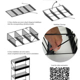 Merchandising Fixture - 4 Tier Wire Lighter Countertop Rack ONLY 977160 NOVELTY INC