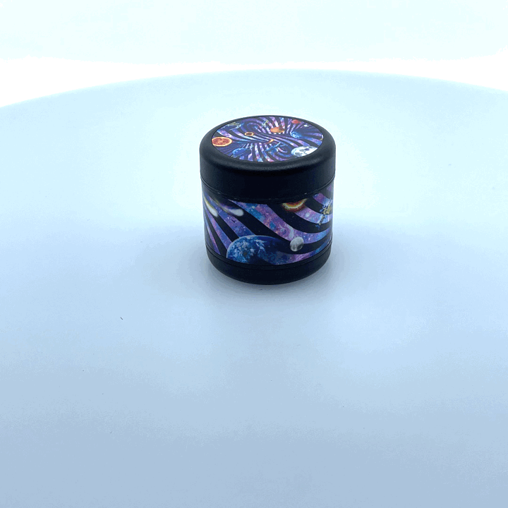 Plastic 4 Piece Grinder with Magnetic Closure - 6 Pieces Per Retail Ready Display 22523 SMOKEZILLA