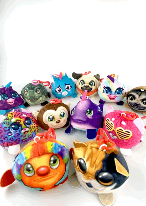Plush Reversible Assortment Floor Display - 36 Pieces Per Retail Ready Display Kit 88362 KIPP BROTHERS