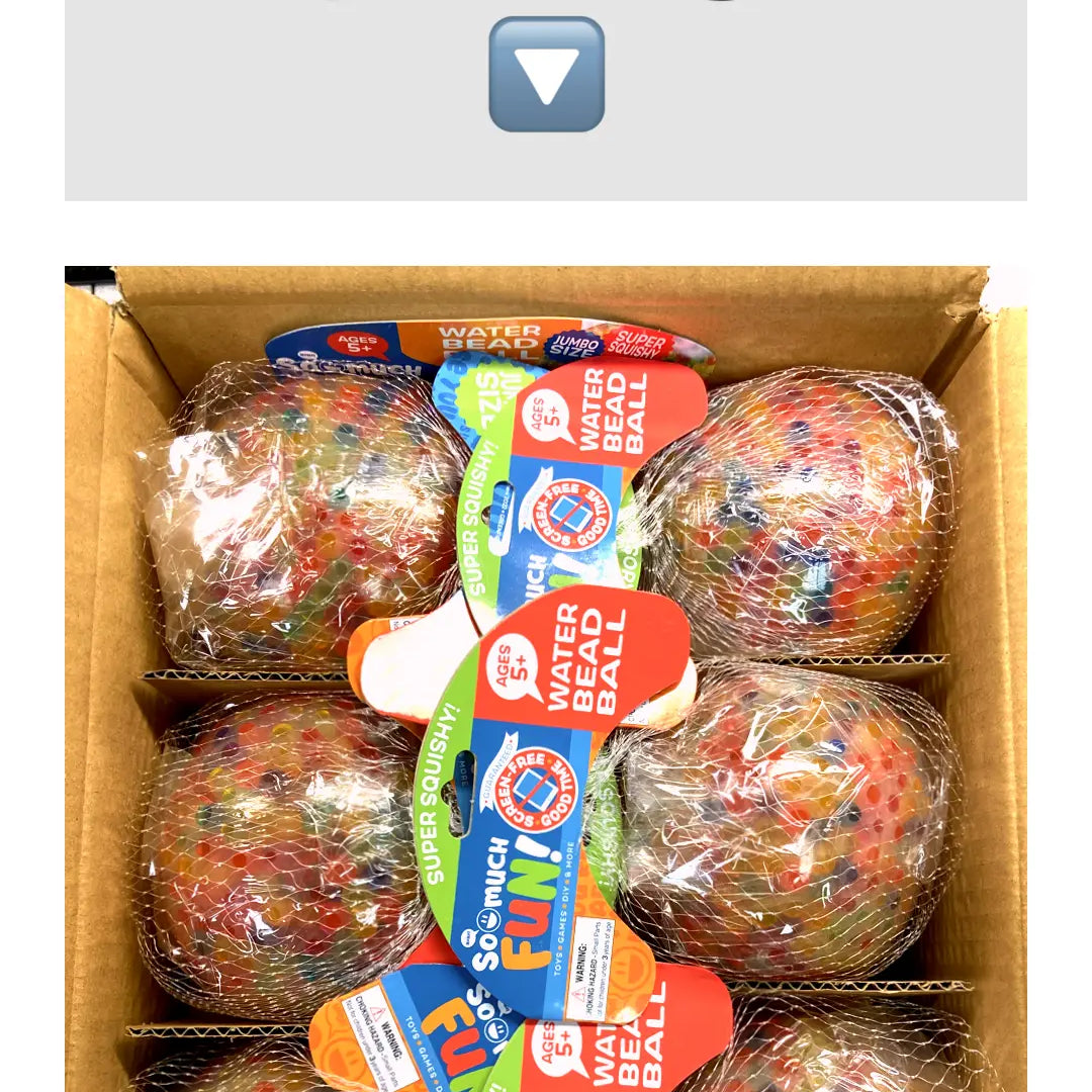 Squish and Squeeze Giant Water Ball - 12 Pieces Per Pack 23270 KIPP BROTHERS