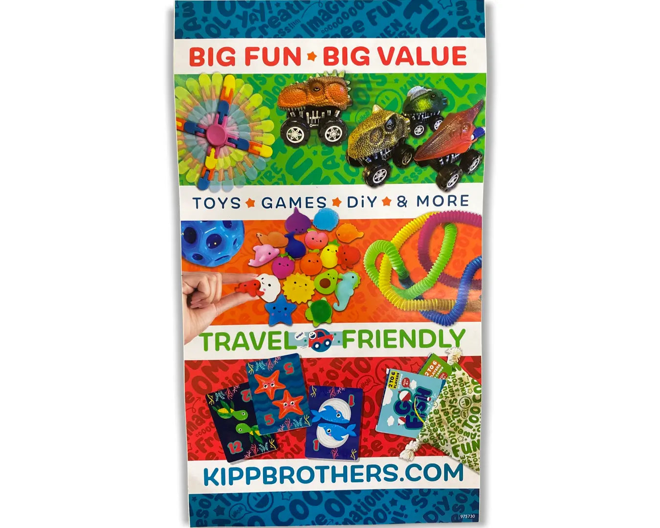 Merchandising Fixture - Chalkboard Signage Bottom ONLY 975730 KIPP BROTHERS