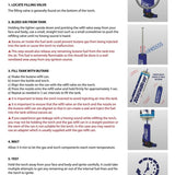 Cigar Torch Lighter with Metal Rest - 8 Pieces Per Retail Ready Display 24878 TORCH BLUE