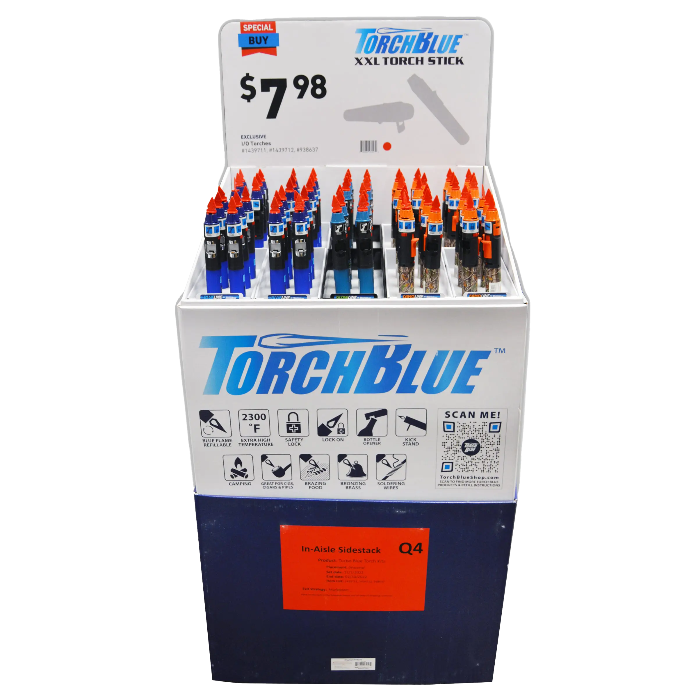 Corrugated Floor Displays T 4 - Sample NOVELTY INC